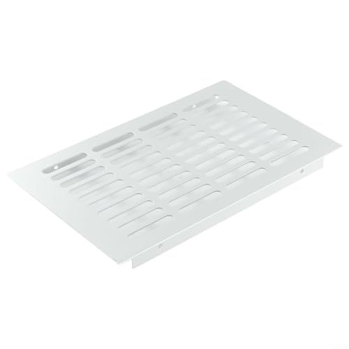 Lüftungsschlitz-Abdeckung, 150 mm, Aluminium, für Luftzirkulation im Kleiderschrank und Badezimmer (150 x 225 mm) von Zilimontt