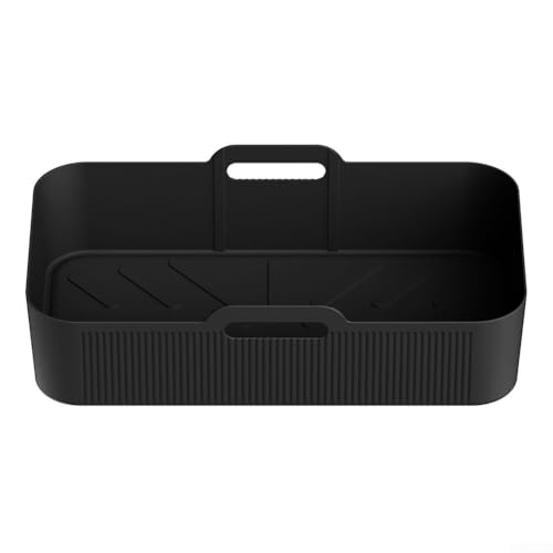 Luftfritteuse Silikonpad zur Ölabscheidung Erweitertes Design für AF500 Kompatibel mit 5L und 10L (1 Schwarz) von Zilimontt