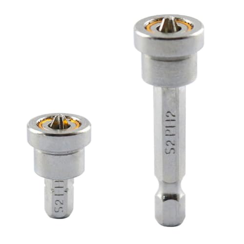 Magnetische Ringbohrer für Schrauben, geeignet für Trockenbau, Gipskarton und mehr (25 mm + 50 mm) von Zilimontt