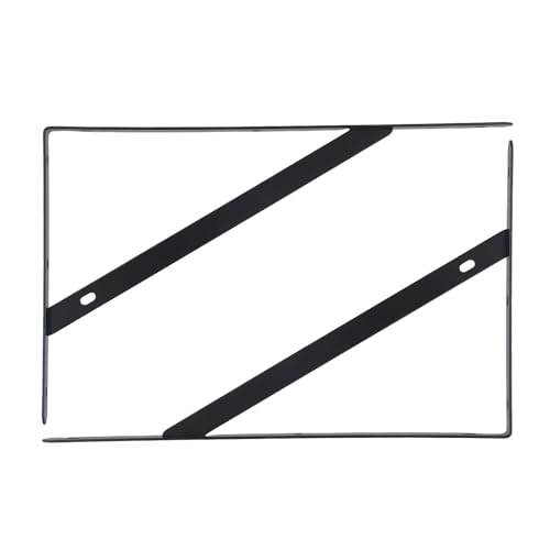 Metall-Eckwinkel für Regale, strapazierfähig, L-förmiges Design für Heimanwendungen (schwarz, 30,5 cm) von Zilimontt