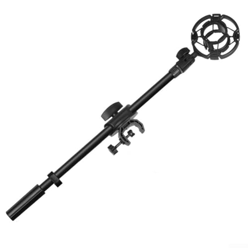 Mikrofonständer mit verstellbarer Klemme, 35 cm Verlängerungshalterung für Aufnahmegeräte und Live-Streaming-Bedürfnisse (C) von Zilimontt