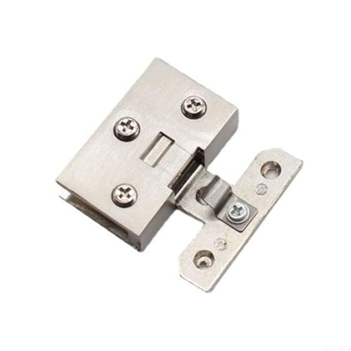 Möbelbeschläge aus Zinklegierung, Glastürscharnierklemme für Schränke und Vitrinen, unterstützt Glasstärken 4, 7 mm und 5, 10 mm (S) von Zilimontt
