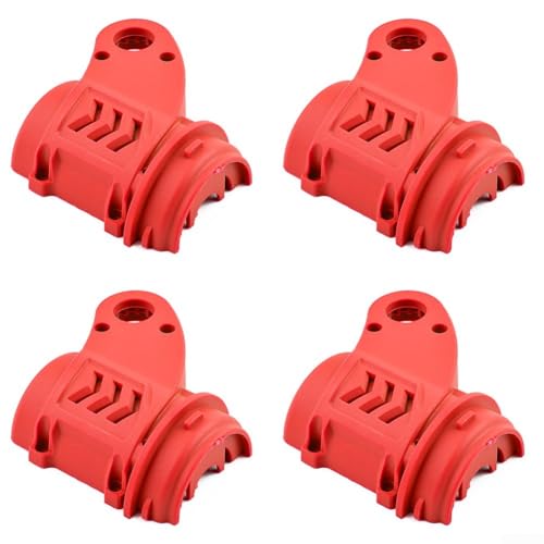 Multifunktionale Kopfhaube aus Kunststoff für Trimmer, maßgeschneiderte Lösungen für alle Gartenarbeiten (4 Stück rot) von Zilimontt