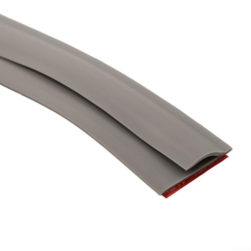 Nahtloser Übergangsstreifen für Teppich mit TPE-Material sicher und rutschfest (2 m grau) von Zilimontt