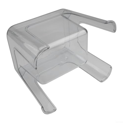 Plüschpuppen-Hocker mit transparentem Design ermutigt Kinder, Spielzeug auf lustige Weise organisiert zu halten (weiß) von Zilimontt