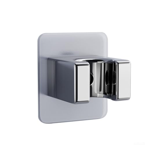 Polierter verstellbarer Handbrausehalter mit Bohrinstallation und starker Tragfähigkeit für verschiedene Duschköpfe (Silber) von Zilimontt