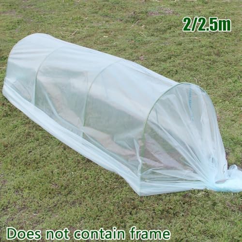 Polyethylen Tunnelfolie perfekt zum Schutz von Pflanzen vor rauen Wetterbedingungen (2,5m) von Zilimontt