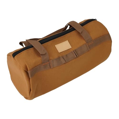 Praktische Camping-Tasche aus Segeltuch für Zeltheringe und Nägel, strapazierfähig mit Griff (Khaki) von Zilimontt