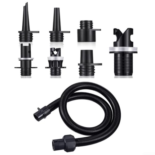 Pumped Up Convenience 6-teiliges Ventiladapter-Set mit Verbindungsrohr (ohne Rohr) von Zilimontt