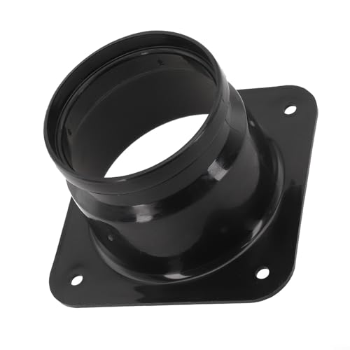 Quadratischer auf runder Flanschadapter für Lüftungskanäle aus PP-Kunststoff für zuverlässige Verbindung und verbesserte Luftstromleistung (75 mm) von Zilimontt