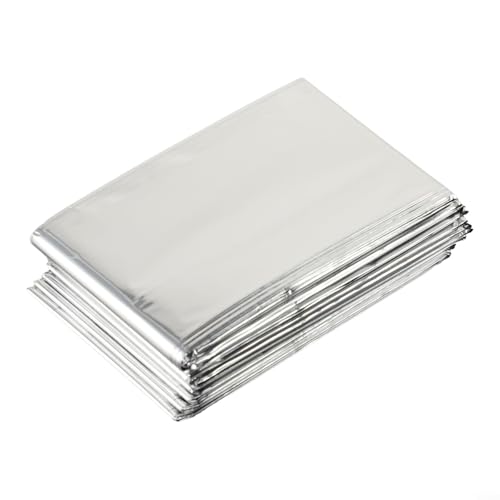 Reflektierende Polyesterfolie für Gartenarbeit und Überleben in der Wildnis, 130 cm x 210 cm, für Gewächshäuser und Situationen (160 cm x 210 cm) von Zilimontt