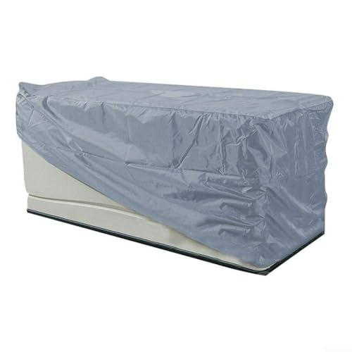 Robuste Abdeckung für den Außenbereich mit 210D-Oxford-Stoff für effektiven Schutz (grau, 123 x 62 x 55 cm) von Zilimontt
