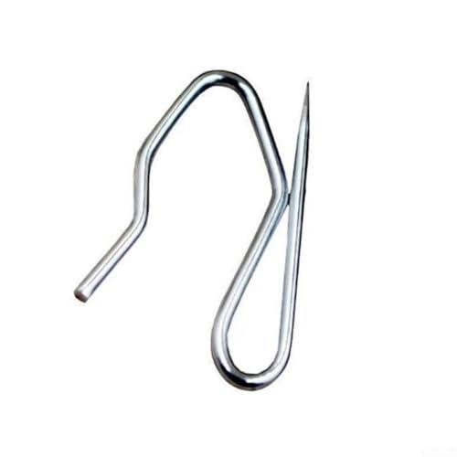 S-Haken aus Metall für Vorhänge, maßgeschneidert für eine Reihe von Kopfleisten, einschließlich Kelch mit 34 mm Länge (10 Stück) von Zilimontt