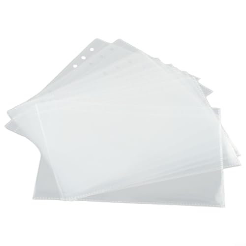 Sammlung von zehn transparenten Einlegeblättern für die Verwendung mit den meisten häufig verwendeten Alben (A5-1 Gird) von Zilimontt