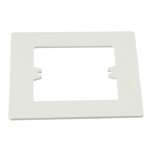 Schaltersteckdose Wandpaneelabdeckung 86 Typ mit dekorativem Rahmen, PC-Material, Wandschalter-Bodenbox für private und gewerbliche Installationen (grau-type1) von Zilimontt