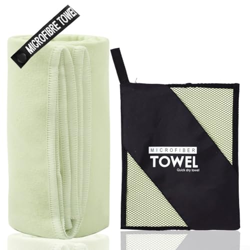 Schnell trocknendes Mikrofaser-Handtuch für Fitness und Schwimmen, leichtes und Mehrzweck-Design für verschiedene Anwendungen (30 x 30 g) von Zilimontt