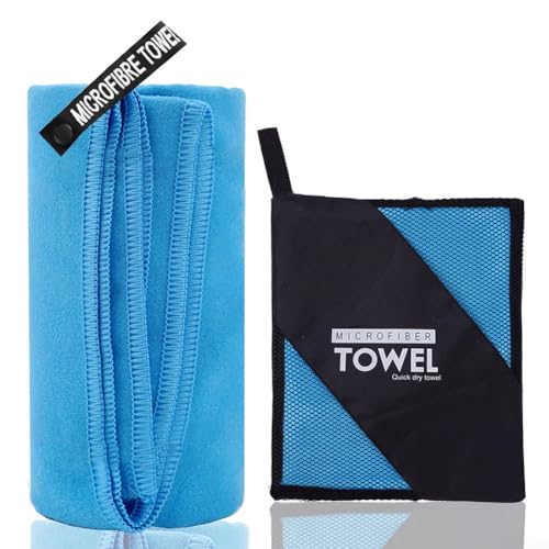 Schnell trocknendes Mikrofaser-Handtuch für Fitness und Schwimmen, leichtes und Mehrzweck-Design für verschiedene Anwendungen (40 x 80 A) von Zilimontt