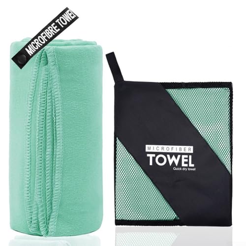 Schnell trocknendes Mikrofaser-Handtuch für Fitness und Schwimmen, leichtes und Mehrzweck-Design für verschiedene Anwendungen (50 x 120 F) von Zilimontt