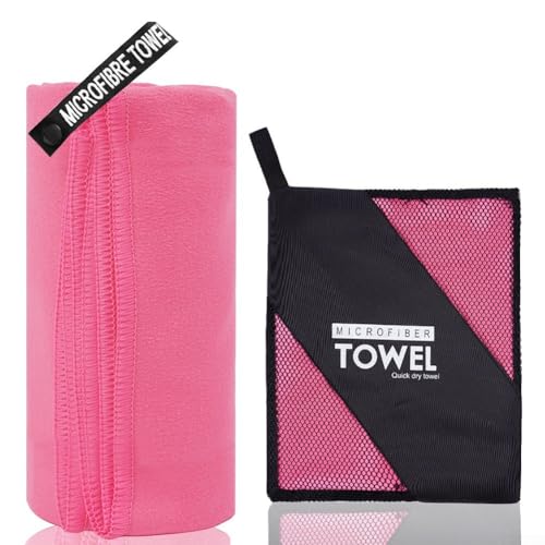 Schnell trocknendes Mikrofaser-Handtuch für Fitness und Schwimmen, leichtes und Mehrzweck-Design für verschiedene Anwendungen (76 x 152 °C) von Zilimontt