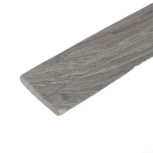 Selbstklebende Sockelleiste aus Schaumstoff, dekorativ, wasserdicht, Wandbordüre, Anti-Kollisions-Schutz, Taillenlinie, Zierleiste für Zuhause, Schlafzimmer, Wohnzimmer, DIY (graue Holzmaserung) von Zilimontt