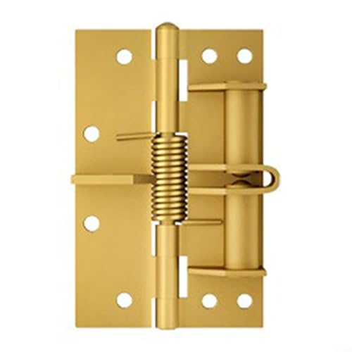 Selbstschließende Scharniere mit Hydraulikpuffer, für Bücherregale und Windtore mit leisem Verschluss (Gold) von Zilimontt