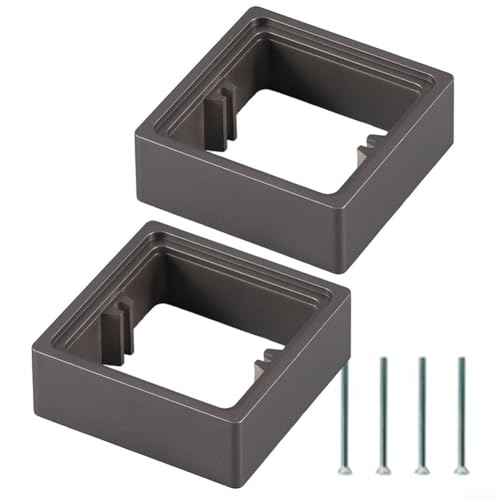 Set mit 2 Abstandshaltern für eine stromlinienförmige Installation (grau) von Zilimontt