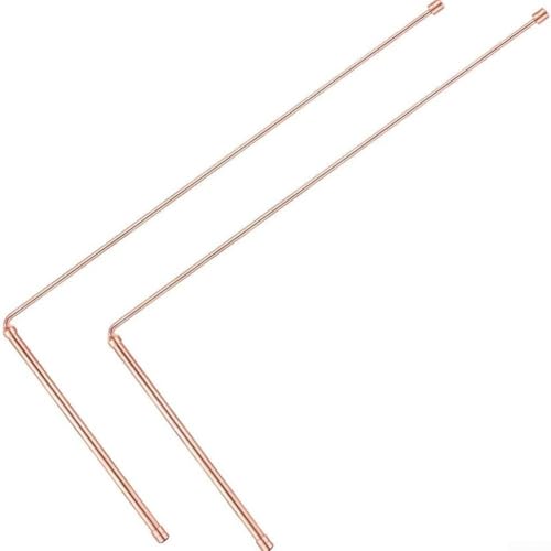 Set mit 2 Kupferruten, perfektes Werkzeug für Anfänger, um Wasserquellen und verlorene Gegenstände zu entdecken von Zilimontt