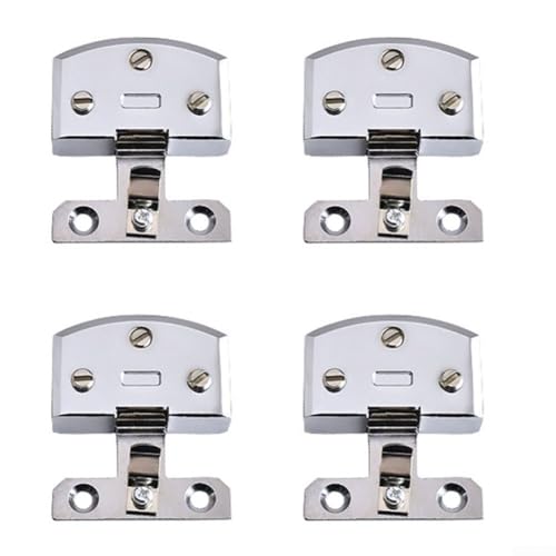 Set mit 4 verstellbaren Glas-Scharnierklemmen für Schränke und Duschen, Zinklegierung, bietet Platz für 5 7 mm Glasstärke Set mit 4 verstellbaren Glas-Scharnierklemmen für Schränke und Duschen, Zinklegierung, bietet Platz für 5 7 mm Glasstärke von Zilimontt