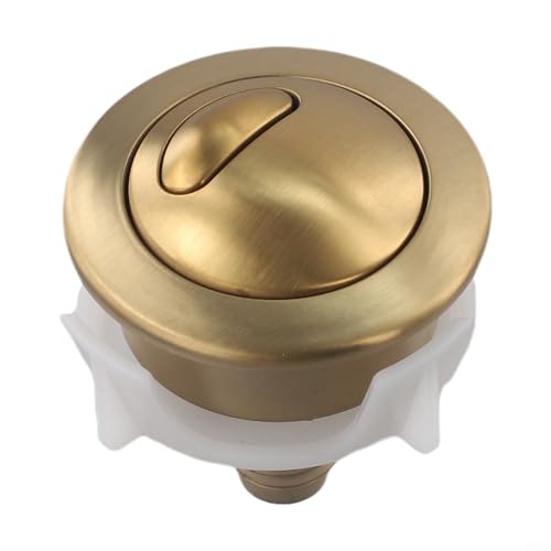 Siamp Dual Flush Button Designed for Cable Operated Flush Valve in For Optima 50 Toiletten (Gold) von Zilimontt