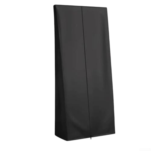 Spiegelabdeckung in voller Länge für Spiegel bis zu 162,6 x 61 cm – wasserdicht und staubdicht 210D Oxford – schwarze Flurspiegelabdeckung (162,6 x 61 cm) von Zilimontt