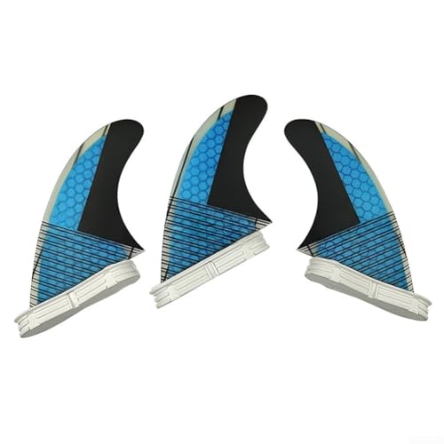 Surfbrettflossen Set 3 High Performance Fiberglas Flossen für begeisterte Surfer (Blau) von Zilimontt