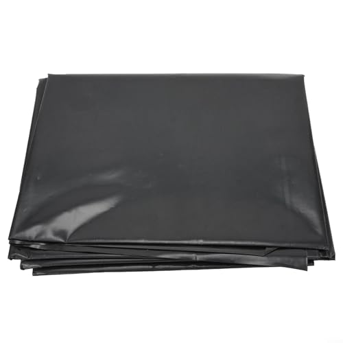 Teichfolie – HDPE schwarze strapazierfähige Unterlage Garten Fischteiche vorgeformte Liner – flexible Gartenmembran Teichverkleidung – für Fischteich, Landschaftsbau, Wasserspiel, Bachläufe, Brunnen von Zilimontt