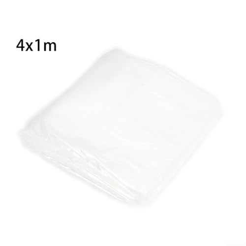 Transparente Folientunnel-Abdeckfolie, verbessern Sie Ihr Gartenerlebnis mit zuverlässigem Pflanzenschutz (4 m x 1 m) von Zilimontt