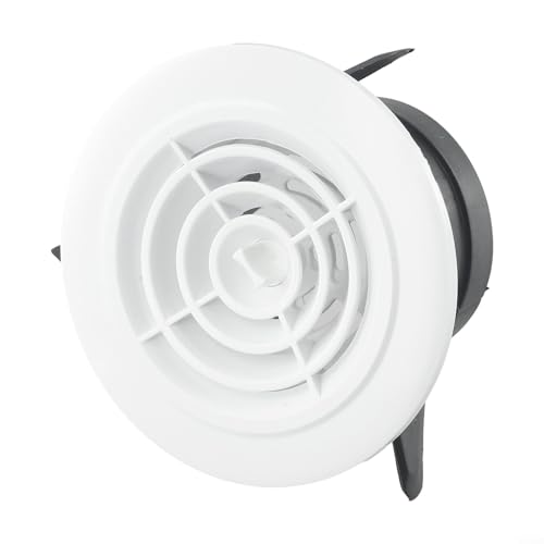 Verstellbares Lüftungsgitter für die Wand, perfekt für Auspuffe in Badezimmern und Büros (75 mm) von Zilimontt
