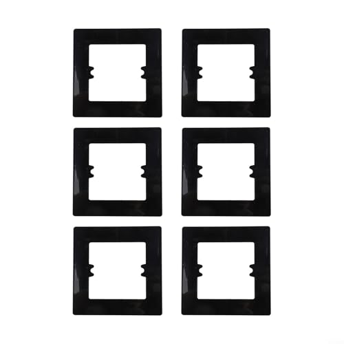 Verwandeln Sie Ihren Raum mit 6 eleganten Lichtschalter-Abdeckplatten, funktionale und stilvolle Lösung von Zilimontt