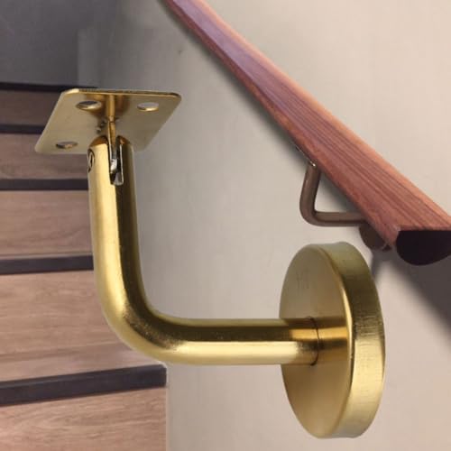 Wandmontierte Handlaufstütze, 5er-Set Edelstahl für Treppengebrauch (bewegliches Bettlaken) von Zilimontt