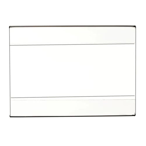 Wandmontierter Acryl-Bilderrahmen für Produktinformationen (horizontaler Stil) von Zilimontt