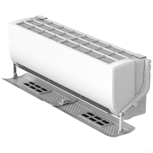 Wandmontierter Klimaanlage Deflektor mit Filterbaumwolle für verbesserte Kühlleistung (Halbfiltration) von Zilimontt