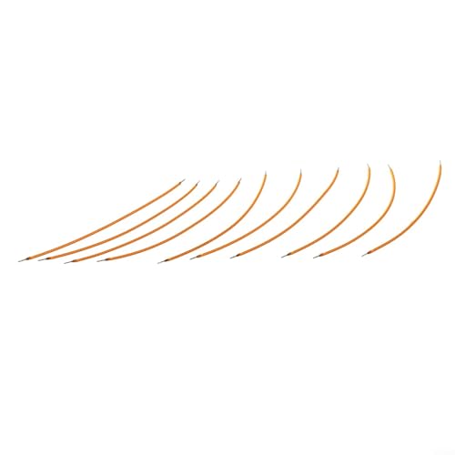 Zilimontt 10 Stück 2200 K Glühbirne Filament Lampe Zubehör LED Diode Flexibles Filament DC3V FPC Warmweißes Licht für DIY handgemachtes Spielzeug und Dekoration (130 mm) von Zilimontt