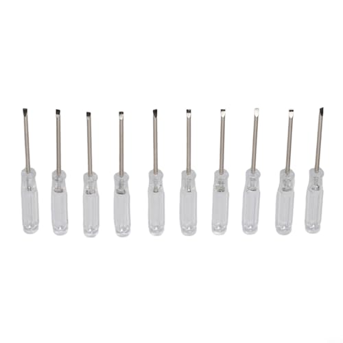 Zilimontt 10-teiliges Präzisions-Schraubendreher-Set mit 3 mm Schlitz- und Kreuzschlitzen, 9,5 cm Mini-Reparatur-Handwerkzeuge für die Demontage von Spielzeug, Elektronik, Uhren, Brillen Zilimontt 10-teiliges Präzisions-Schraubendreher-Set mit 3 mm Schlitz- und Kreuzschlitzen, 9,5 cm Mini-Reparatur-Handwerkzeuge für die Demontage von Spielzeug, Elektronik, Uhren, Brillen von Zilimontt