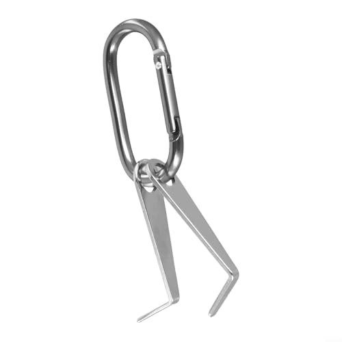 Zilimontt 2 Stück Edelstahl-Video-Türklingelschlüssel-Ersatzwerkzeuge, sicherer Entfernungsschlüssel, kompatibel mit Ringvideo-Türklingel-Batterie-Modellen, langlebiges, kompaktes Design mit von Zilimontt