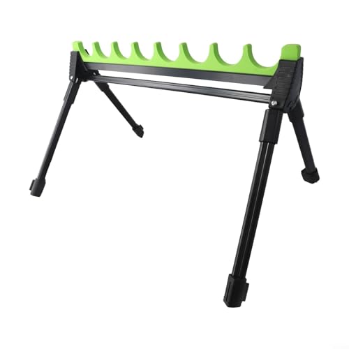 Zilimontt 2-teiliges Teleskop-Set mit 4 Beinen, 8 Rig Roost Kit – Angelrutenhalter, Stopper, langes Roost-Kit – für Lagerung Transport – Süßwasser Salzwasser Angeln von Zilimontt