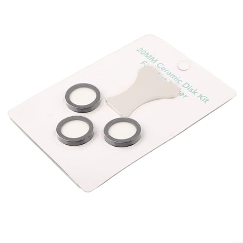 Zilimontt 20 mm Töpferscheiben-Ersatz-Set für Luftbefeuchter, Keramikwandler, Nebelmacher mit 1,70 MHz Frequenz für hocheffiziente Zerstäubung, langlebiges Metall und (3 Stück) von Zilimontt