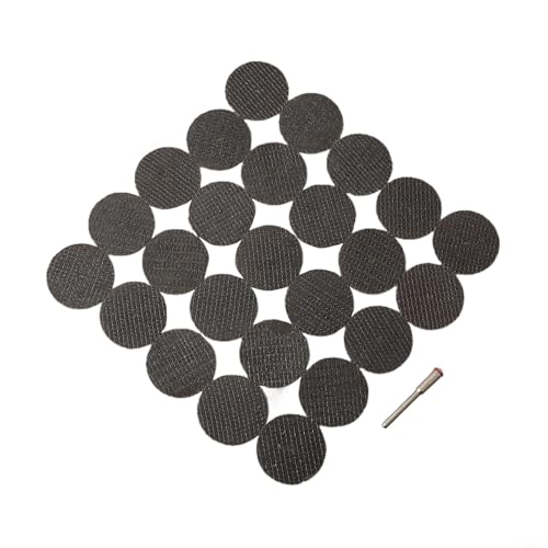 Zilimontt 26 Stück 32 mm glasfaserverstärktes Trennscheiben-Set mit 1/8 Zoll Dorn für Drehwerkzeuge, langlebige Metall-Trennscheiben zum Schleifen, Rillen und Trimmen Zilimontt 26 Stück 32 mm glasfaserverstärktes Trennscheiben-Set mit 1/8 Zoll Dorn für Drehwerkzeuge, langlebige Metall-Trennscheiben zum Schleifen, Rillen und Trimmen von Zilimontt