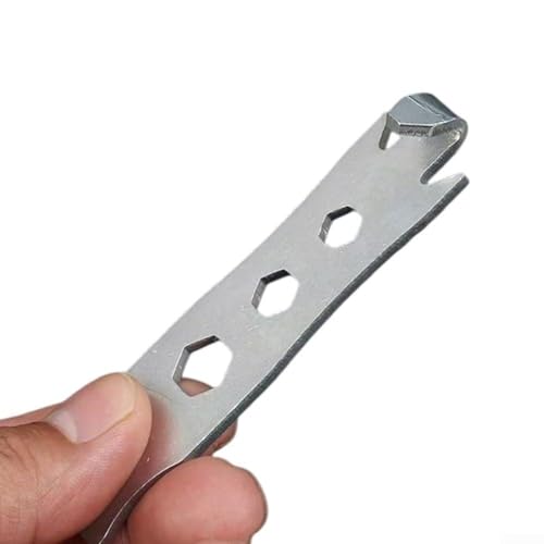 Zilimontt 2er-Pack Edelstahl-Gewächshaus-Draht-Drehwerkzeug, Handzaun-Drahtspanner für 6/8/10 mm Draht, ergonomischer rutschfester Griff, tragbares Hardware-Handwerkzeug (2 Stück groß) von Zilimontt