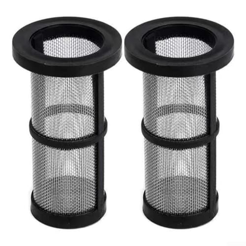 Zilimontt 2er-Pack Poolreiniger-Ersatzfilter | 48222 Filter-Ersatz | schwarze Inline-Filter | für Schwimmbad-Staubsauger einfach zu installieren von Zilimontt