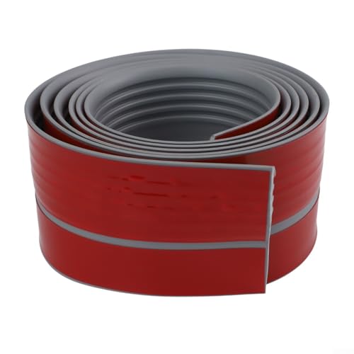 Zilimontt 3 m Treppe, für Kantenverkleidung, rutschfeste Treppennasenform, wasserdicht, selbstklebender Vinyl-Gummi-Schutz, für Innen- und Außentreppen, schwarz, weiß, grau, braun (grau 3 m) von Zilimontt