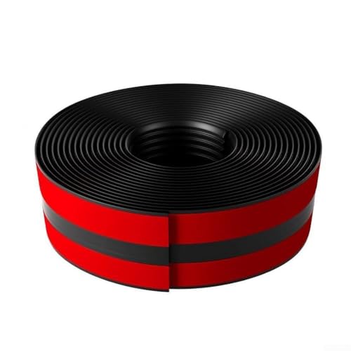 Zilimontt 3 m Treppe, für Kantenverkleidung, rutschfeste Treppennasenform, wasserdicht, selbstklebender Vinyl-Gummi-Schutz, für Innen- und Außentreppen, schwarz, weiß, grau, braun (schwarz, 3 m) von Zilimontt