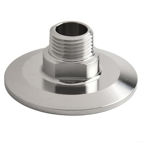 Zilimontt 304 Edelstahl Tri Clamp Adapter 6.3 cm 64mm Hülse auf 1/2 Zoll AG für NPT Stecker, Sanitär Tri Clover Fitting für hygienische Rohrsysteme in Lebensmitteln, Zilimontt 304 Edelstahl Tri Clamp Adapter 6.3 cm 64mm Hülse auf 1/2 Zoll AG für NPT Stecker, Sanitär Tri Clover Fitting für hygienische Rohrsysteme in Lebensmitteln, von Zilimontt