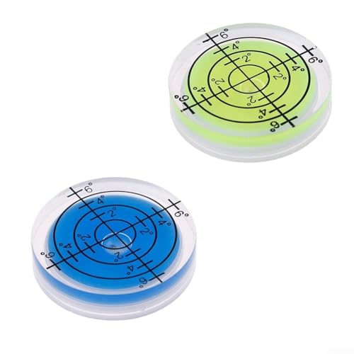 Zilimontt 4 Stück 32 mm runde Wasserwaagen Acryl-Wasserwaage, Ersatz-Messwerkzeuge mit hoher Genauigkeit für Tischlerei, Möbelausrichtung, Fotorahmen, 4 Stück Zilimontt 4 Stück 32 mm runde Wasserwaagen Acryl-Wasserwaage, Ersatz-Messwerkzeuge mit hoher Genauigkeit für Tischlerei, Möbelausrichtung, Fotorahmen, 4 Stück von Zilimontt